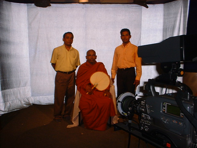 2004 - December recording a sermon at swarnavahini Television in sri lanka (1).JPG